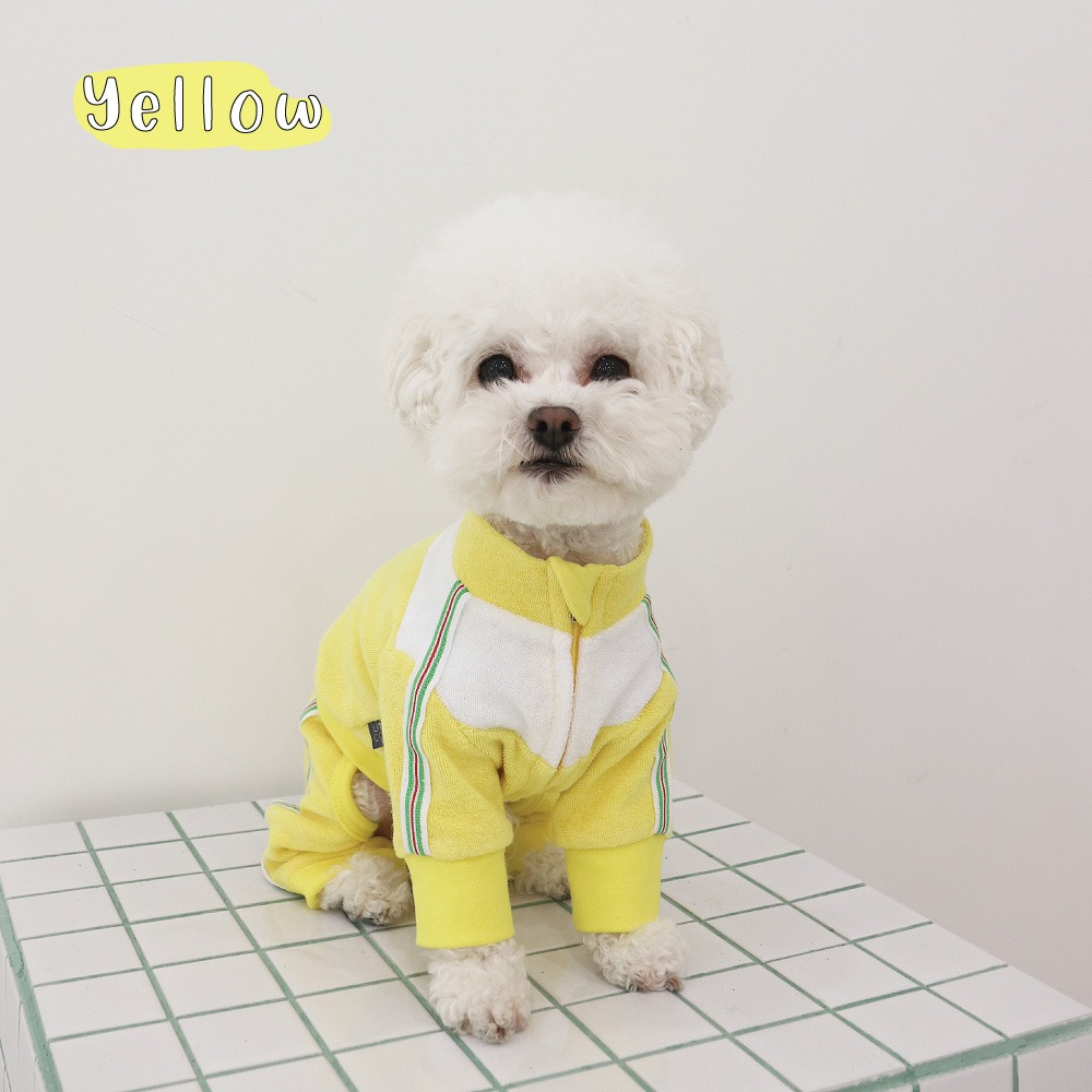 Golf Dog Sweatsuit 골프독 스웻수트 _ Yellow